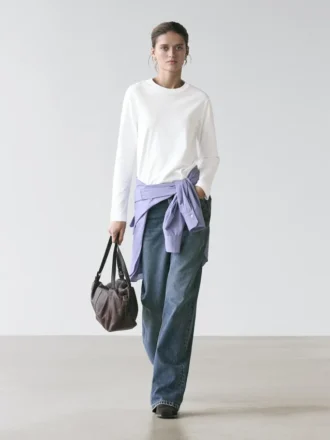 100% Cotton Interlock Long Sleeve T-Shirt