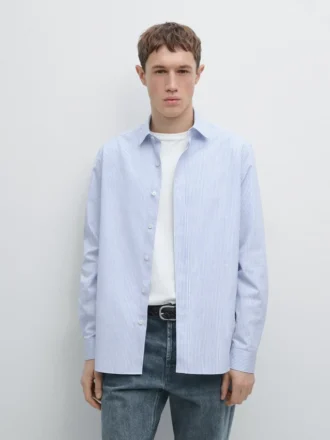 100% Cotton Regular Fit Striped Shirt