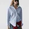 100% Cotton Striped Shirt