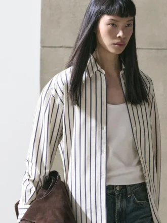 100% Cotton Striped Shirt