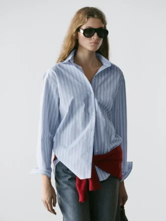 100% Cotton Striped Shirt