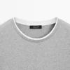 100% Cotton T-Shirt with Contrast Detail