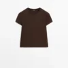100% Cotton T-Shirt with Seam Detail