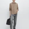 100% Linen Striped Shirt