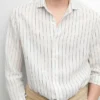 100% Linen Striped Shirt