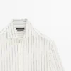 100% Linen Striped Shirt