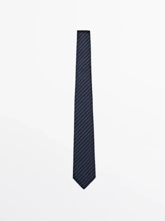 100% Silk Striped Tie