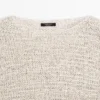 Boat Neck Knit Sweater