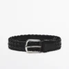 Braided Nappa Leather Belt