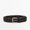 Braided Nappa Leather Belt