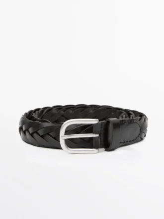 Braided Nappa Leather Belt