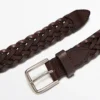 Braided Nappa Leather Belt