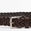 Braided Nappa Leather Belt