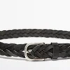 Braided Nappa Leather Belt