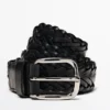 Braided Nappa Leather Belt