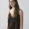Camisole Dress with Lace Detail