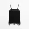 Camisole Top with Lace Detail