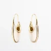 Contrast Ring Earrings