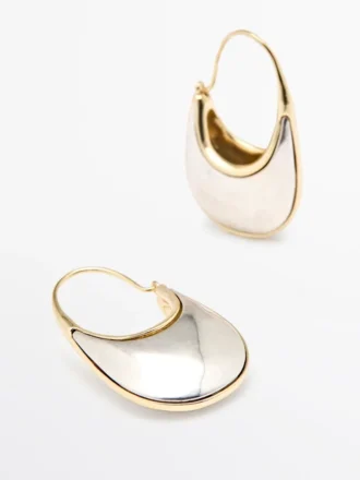 Contrast Ring Earrings