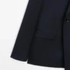 Cool Wool Double-Breasted Suit Blazer