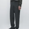 Cool Wool Textured Trousers