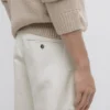 Cotton and Linen Tapered Fit Trousers
