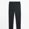 Cotton Blend Jogger Fit Trousers