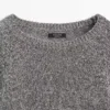 Cotton Blend Knit Sweater
