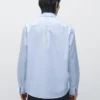 Cotton Blend Shirt with Pocket Detail