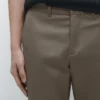 Cotton Blend Slim Fit Pants