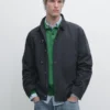 Cotton Blend Toggle Jacket