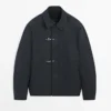 Cotton Blend Toggle Jacket