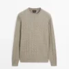 Cotton Cable-Knit Sweater