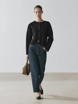 Cotton Knit Cardigan