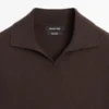 Cotton Knit Polo Sweater
