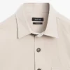 Cotton Overshirt with Pocket Details