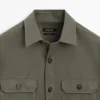 Cotton Overshirt with Pockets