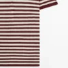Cotton Polo Shirt with Striped Details