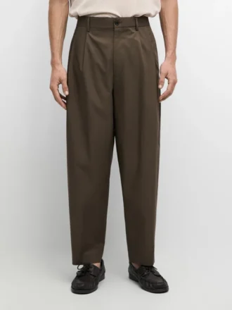 Cotton Trousers with Double Darts