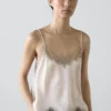 Creased-Effect Top