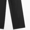 Darted Cotton Trousers