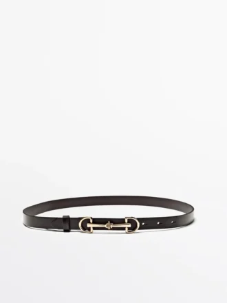Equestrian Nappa Leather Belt