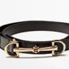 Equestrian Nappa Leather Belt