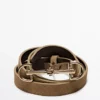 Equestrian Split Suede Leather Belt
