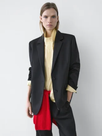 Extra Fine Two-Button Blazer