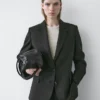 Extra Fine Two-Button Wool Blazer