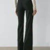Flared Trousers with Pocket