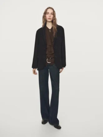 Flowing Blouse with Ruffles