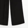 Flowing Contrast Silk Pants