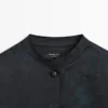 Flowing Jacquard Shirt